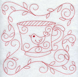 Teacup 2 (Redwork)