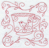Teacup 2 (Redwork)