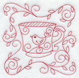 Teacup 2 (Redwork)