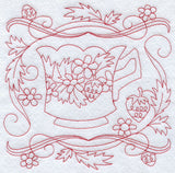 Teacup 3 (Redwork)