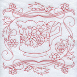 Teacup 3 (Redwork)