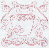 Teacup 6 (Redwork)