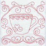 Teacup 6 (Redwork)