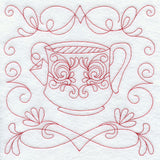 Teacup 7 (Redwork)