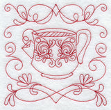 Teacup 7 (Redwork)