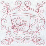 Teacup 9 (Redwork)