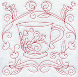 Teacup 9 (Redwork)