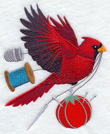 Soaring Cardinal with Sewing Notions (Male)