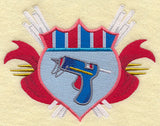 Hot Glue Gun Crest