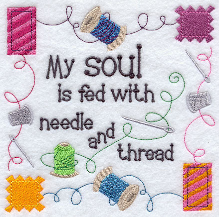 Fed with Needle and Thread