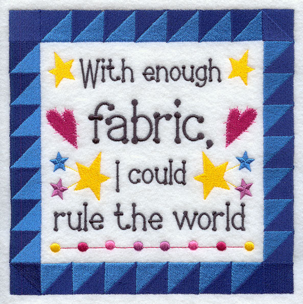 With Enough Fabric