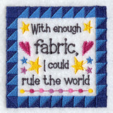 With Enough Fabric