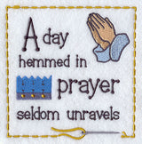 A Day Hemmed in Prayer