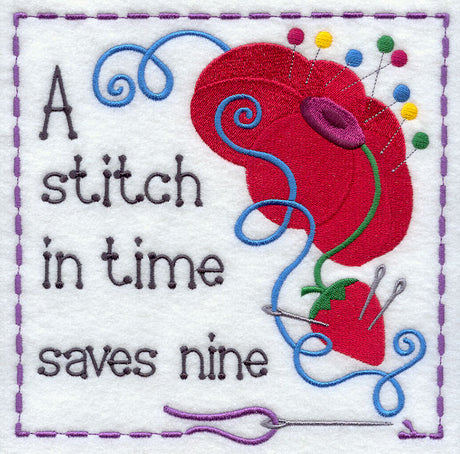 A Stitch in Time
