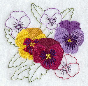 Sweet Pansy Medley
