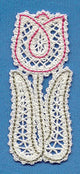 Tulip Bookmark (Battenburg Lace)