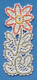 Daisy Bookmark (Battenburg Lace)