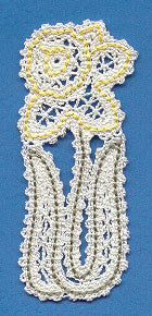 Daffodil Bookmark (Battenburg Lace)