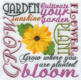 Garden Bouquet Square