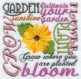 Garden Bouquet Square