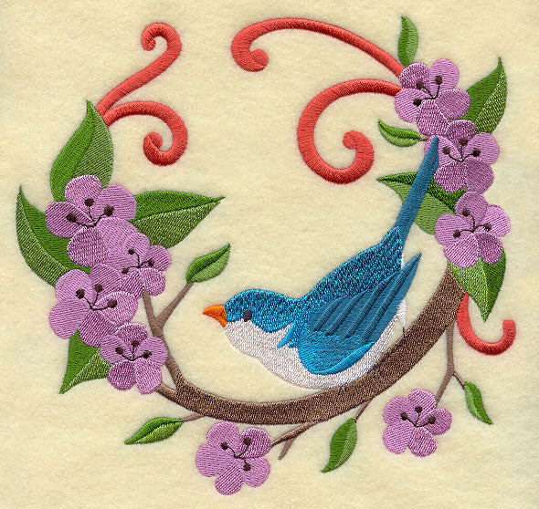 Bluebird Wreath