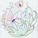 Butterfly Circle - Snowdrops (Vintage)