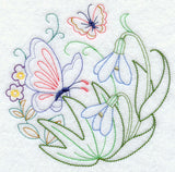 Butterfly Circle - Snowdrops (Vintage)