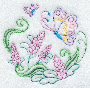 Butterfly Circle - Lavender (Vintage)