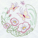 Butterfly Circle - Poppies (Vintage)
