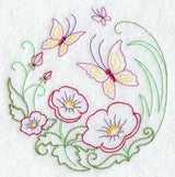 Butterfly Circle - Poppies (Vintage)