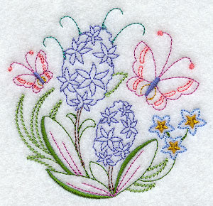 Butterfly Circle - Hyacinth (Vintage)