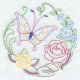 Butterfly Circle - Roses (Vintage)