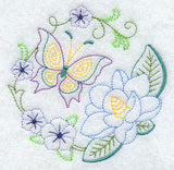 Butterfly Circle - Magnolia (Vintage)