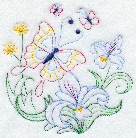 Butterfly Circle - Iris (Vintage)