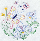 Butterfly Circle - Iris (Vintage)