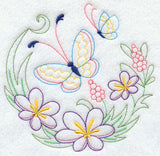 Butterfly Circle - Crocuses (Vintage)