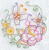 Butterfly Circle - Hibiscus (Vintage)