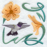 Hummingbird Square - Black-chinned