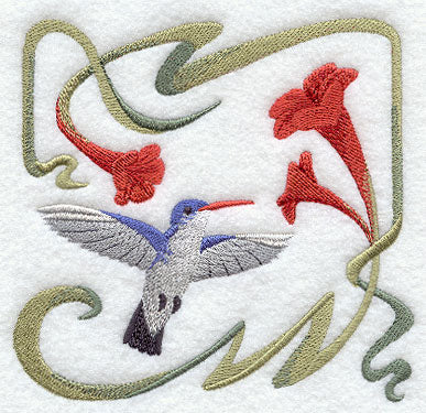 Hummingbird Square - Violet-crowned