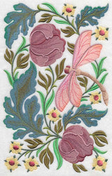 Dragonfly in Flowers