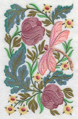 Dragonfly in Flowers