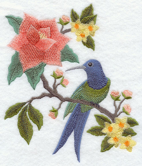 Chinoiserie Swallow-tailed Hummingbird