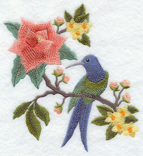 Chinoiserie Swallow-tailed Hummingbird
