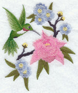 Chinoiserie Ruby-throated Hummingbird