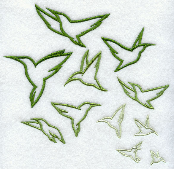 Flock of Hummingbirds