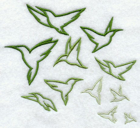 Flock of Hummingbirds