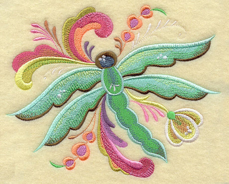 Rosemaling Dragonfly