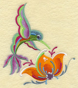Rosemaling Hummingbird
