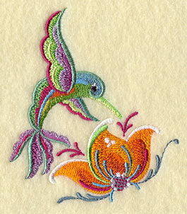 Rosemaling Hummingbird