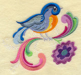 Rosemaling Bluebird